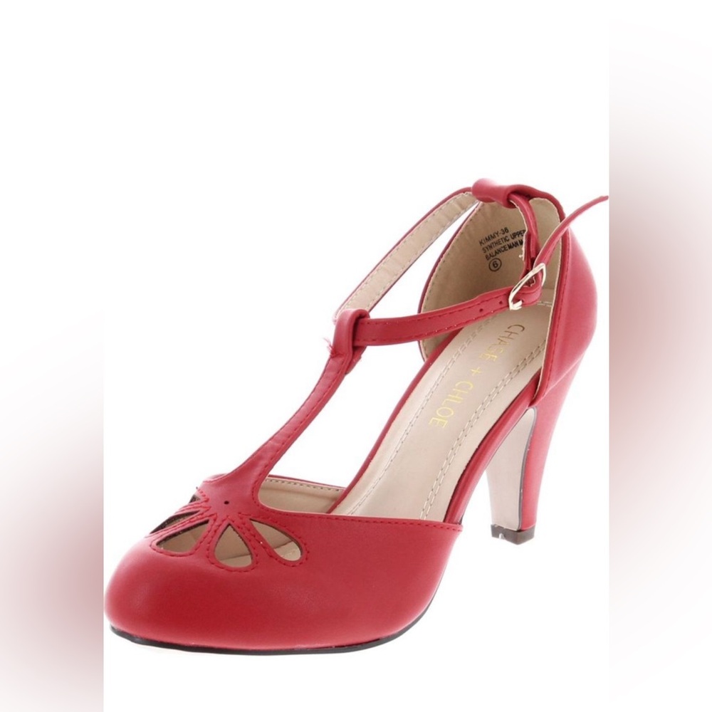 Chase + Chloe Red Kimmy-36 Size 7